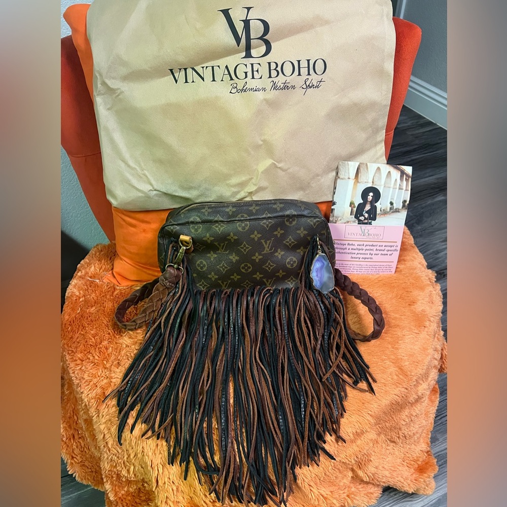 Louis Vuitton Vintage Boho crossbody fringe bag